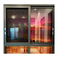Ventana de aluminio al por mayor barata de fábrica, de doble acristalamiento ventana de aluminio, ventana corredera, marco de ventanas de aluminio