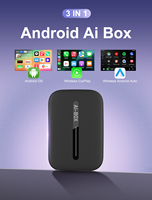 Nuevo Adaptador Inalámbrico CP2N CarPlay Android Auto D536 16GB Android14 Tipo-C, Caja Multimedia para Auto con IA