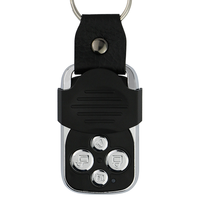 Control Remoto Inalámbrico Universal de Metal con Código de Aprendizaje de 315/433MHz, 4 Botones, para Abrir Puertas de Garaje y Barreras Eléctricas