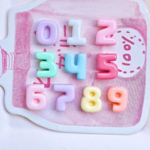 มินิ0-9เรซินอาราบิกตัวเลขที่เลือกแยกต่างหากอุปกรณ์เสริมโทรศัพท์มือถือ DIY ของตกแต่งวันเกิดปาร์ตี้ - Product Image 4