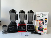 Hete Aanbieding 3-in-1 Bardefu Blender, Heavy Duty Commerciële Keuken, Verse Fruitpers, Elektrische Silver Crest Smoothie Mixer Blender