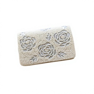 Colorful Artisan Embroidery Cotton Coin <b>Wallet</b> Handmade Mini Purse Decorative Threadwork Secure <b>Zip</b> Valentine's Day Party - Product Image 1