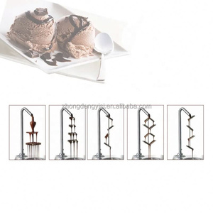 Dispensador de Chocolate Caliente con Leche, Dispensador de Chocolate con Rueda de Templado para Helados, Máquina Dispensadora de Chocolate Caliente - Product Image 5