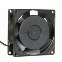 Ventilateur axial TOPFAN MX8025ABH22 80mm 110/220V AC 80x80x25mm IP68 2400/2900RPM avec cadre métallique industriel