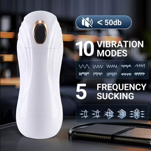 Alat Masturbasi Oral Elektrik Pria dengan Hisapan Multi-Frekuensi Otomatis, <span class=keywords><strong>Cup</strong></span> Pesawat, dan Klip Hisap Realistis untuk Stimulasi Deep Throat - Product Image 2