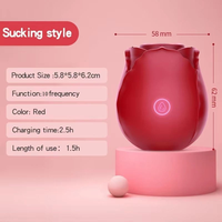 Tragbarer Günstiger Rosen-Vibrator für Frauen Sexspielzeug Nippel-Klitoris-Saugmassagegerät Masturbator Rosen-Toy vom Hersteller