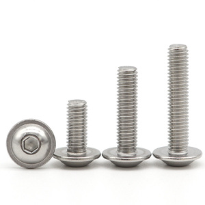 M2 M2.5 M3 M4 M5 M6 M8 M10 304 A2 in acciaio inossidabile A2 esagono esagono <span class=keywords><strong>testa</strong></span> a flangia con pulsante rotondo con bullone a vite del collare della rondella - Product Image 2