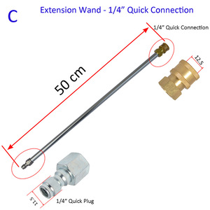Conjunto de Boquilla para Pistola de Agua a Alta Presión Mingou M22, Barra de Pulverización de Aluminio para Lavado de Autos, Metal y Acero - Product Image 5