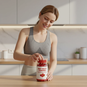 Permen Kunyah Akar Bit Organik dengan Ekstrak Biji Anggur, Mendukung Tekanan Darah & Daya Tahan, Bebas Gula, Rasa Berry untuk Pria & Wanita - Product Image 3