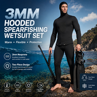 Combinaison de plongée en néoprène SCR 3 mm personnalisée pour la pêche sous-marine, équipement marin à marque privée, RTS