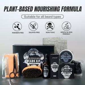 Set <span class=keywords><strong>per</strong></span> la <span class=keywords><strong>Cura</strong></span> <span class=keywords><strong>della</strong></span> <span class=keywords><strong>Barba</strong></span> con Etichetta Privata Personalizzata, Olio Nutriente e Balsamo Volumizzante <span class=keywords><strong>per</strong></span> Uomo - Product Image 6