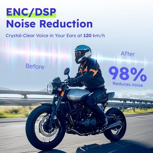 MAXRUNON D10 4 Riders Group Connection <strong>Intercom</strong> Original Motorcycle <strong>Helmet</strong> <strong>Intercom</strong> <strong>With</strong> Any Brand Bluetooth Headset - Product Image 2