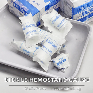Precio de Fábrica, Certificado CE, Transpirable, de Alta Elasticidad, Vendaje de Compresión Elástico PBT Médico Estéril - Product Image 2
