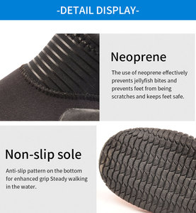 Zapatos de <span class=keywords><strong>Buceo</strong></span> Antideslizantes YONSUB de 4/5 mm, Zapatos de Neopreno, Zapatos de Agua con Protección de Tobillo, Botas de <span class=keywords><strong>Buceo</strong></span> Térmicas para Agua Fría, <span class=keywords><strong>Buceo</strong></span> en el Océano - Product Image 4