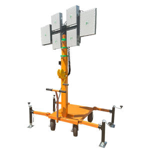 Хорошая цена, 1000 Вт, генератор световой башни, светодиодная ручная подъемная мачта 4 м 5 м 6 м - Product Image 2