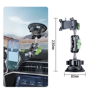 <span class=keywords><strong>Supporto</strong></span> per Telefono da Auto in Metallo LanParte con Braccio Flessibile a Doppia Testa a Sfera e <span class=keywords><strong>Ventosa</strong></span> con Bloccaggio a Rotazione per Navigazione in Auto e Riprese Video - Product Image 6