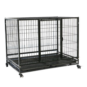 Offre Spéciale grande <span class=keywords><strong>cage</strong></span> pour animaux de compagnie chien maison caisse usine en gros fil de fer chenils en acier massif pliable et pas cher - Product Image 2