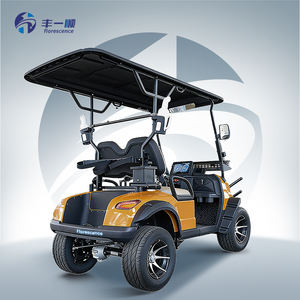 Voiturette de <span class=keywords><strong>golf</strong></span> électrique améliorée avec éclairage LED, affichage numérique et contrôle intelligent de la vitesse pour une sécurité nocturne accrue - Product Image 2