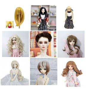 BJD วิกผมตุ๊กตาผมยาวหยักศก1/3,ตุ๊กตาผมสำหรับ Yosd/Msd/ตุ๊กตาอัจฉริยะ /Dd/sd/<span class=keywords><strong>pullip</strong></span>/ตุ๊กตาปี1/4 1/6 - Product Image 3