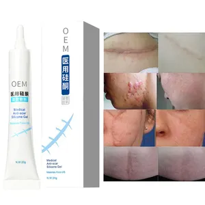 OEM Natural Vegan Skin Body Face Revitalizer Treatment Acne New Old Scar Gel Serum Dead Skin Stretch Marks Scars Removal Cream
