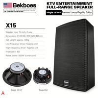 Haut-parleur pleine gamme 2 voies Bekboes X Series 10 pouces pour KTV, bar, scène et audio domestique