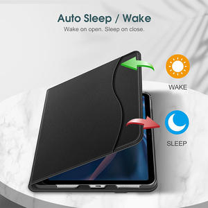 Pour <span class=keywords><strong>iPad</strong></span> Pro 11 <span class=keywords><strong>Air</strong></span> 4 5 nouveau support en cuir PU plaine carte de protection portefeuille étui pour tablette pour <span class=keywords><strong>iPad</strong></span> 10e 11e étui pour tablette - Product Image 4