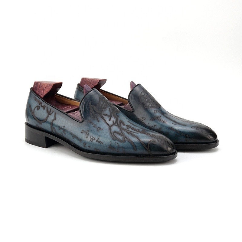 Cie L308 Handmade Blake Stitched Laser Letters Leather Shoes