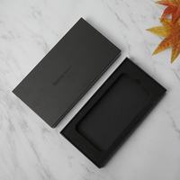 Boîtes en carton écologiques de luxe avec couvercle et base en papier recyclé pour l'emballage cadeau de téléphones portables