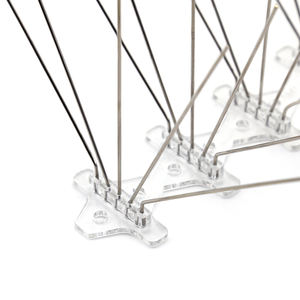 Ampia base in plastica in acciaio inox uccello repellente spina Anti piccione uccelli punte per tinamou deterrente - Product Image 3