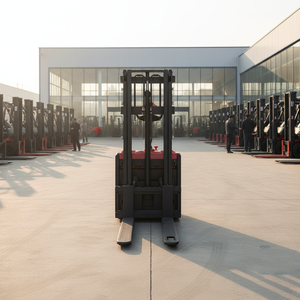 Transpallet Elettrico HaoRun Factory CDD20 2 Tonnellate 48V32AH Batteria Piombo-Acido Montante a Due Stadi 1150mm Forche Pneumatici PU Magazzino 850mm - Product Image 1