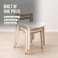 Chaises de restaurant imperméables pour l'extérieur, chaises de salle à manger à séchage rapide pour patio, jardin, terrasse