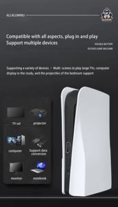 Q10คอนโซล4K HD ควบคุมไร้สายย้อนยุคคลาสสิกกล่องทีวี - Product Image 5