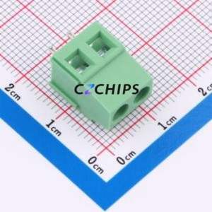 C508128L-2P0G36 Screw Terminal Block Through hole Component (THT),P=5.08mm Connector 1x2P 5.08mm 2P 1 - Product Image 1