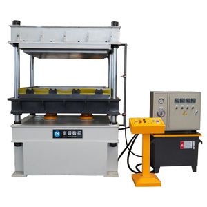 <span class=keywords><strong>Presse</strong></span> à chaud sous toit à double cylindre de 50 tonnes pour le moulage de feuilles de plastique avec chauffage électrique et contrôle de la température - Product Image 6