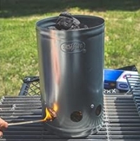 Pemantik Arang SEB Charcoal Chimney Starter untuk BBQ, Pemantik Api Barbekyu, Pemantik untuk Panggangan Arang BBQ, Briket