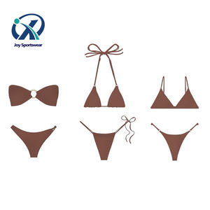 Maillot de bain deux pièces de marque célèbre, <span class=keywords><strong>Micro</strong></span> Mini Bikini, vêtements de plage - Product Image 1