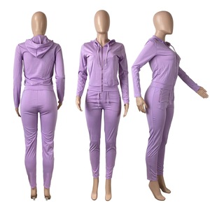Ultimo Design Conyson: Nuovo Completo Due Pezzi da <span class=keywords><strong>Donna</strong></span>, <span class=keywords><strong>Abbigliamento</strong></span> <span class=keywords><strong>Casual</strong></span> Femminile con Logo Personalizzato, Set Autunno-Inverno - Product Image 2
