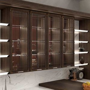 OPPEIN-muebles modernos de madera maciza para Hotel, mobiliario de lujo de alta calidad, diseño de armario de cocina - Product Image 3