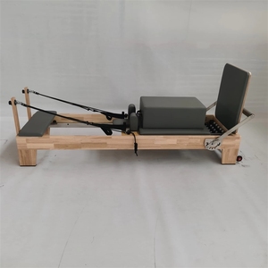 Reformer de <span class=keywords><strong>Yoga</strong></span> et <span class=keywords><strong>Pilates</strong></span> Professionnel en Bois pour Entraînement à Domicile et <span class=keywords><strong>Studio</strong></span> Personnalisé - Product Image 1