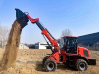 Kuzey amerika için bom kepçe 600 ila 2500kg inşaat ve tarım makineleri tier 4 motor teleskopik kepçe uzatın