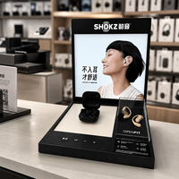 Support d'affichage personnalisé pour écouteurs avec éclairage LED et contrôleur, présentoir de comptoir pour magasin d'électronique, support d'affichage pour écouteurs intra-auriculaires