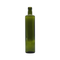 Botella de aceite de cocina, 100ml, 200ml, 500ml, 750ml, botella de vidrio con tapón de rosca, embalaje redondo cuadrado verde, aceite de cocina de oliva, aceite comestible