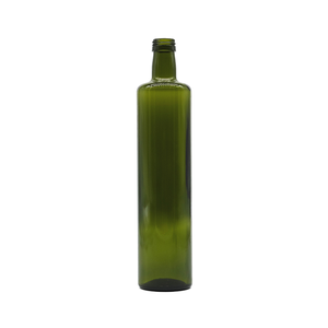 Bouteille de liqueur en verre de silex ronde de luxe de 500 ml, réutilisable, avec bouchon à vis en bois, dessus en <span class=keywords><strong>liège</strong></span>, sérigraphie unique pour gin, vodka - Product Image 3