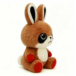 Coussin en peluche personnalisé en forme de lapin, décoration de chambre d'enfant sur le thème de la forêt, cadeau en peluche pour enfants, jouet animal de la forêt câlin pour le coucher - Product Image 3