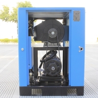 Compresseur d'air à spirale silencieux sans huile Luoyou 7,5 kW 10 CV 8 bars, portable, avec unité de compression PLC, pour applications dentaires, alimentaires et médicales, refroidissement par air