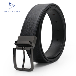 BLUFLUT Cintura Cinto de Couro Moda Masculina com Fivela Giratória Liga Cinto do Homem - Product Image 2