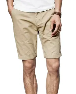 2022夏季时尚棉斜纹棉布短裤男士高品质男士休闲