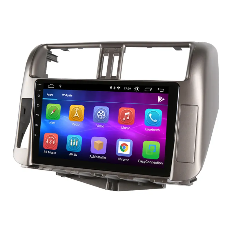 Autoradio วิทยุ Android Car DVD เครื่องเล่นมัลติมีเดียรถนำทาง GPS สำหรับ Toyota Land Cruiser Prado 150 2010-2013