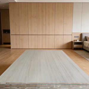 Placage de papier mélaminé <span class=keywords><strong>vert</strong></span> synchronisé à face Malacca, imprégné de mélamine, en cèdre de Malacca et <span class=keywords><strong>eucalyptus</strong></span>, 1220*2440mm, sans <span class=keywords><strong>peinture</strong></span> - Product Image 1