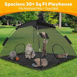 Premium Tenda Portatile per Animali da Campeggio Esterno Parasole per Gatto Interni Custodie per Gattini Cavie Piccoli Animali da Viaggio - Product Image 6